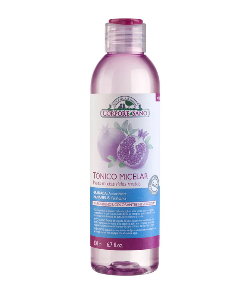 Nettoyez et tonifiez votre peau avec le Corpore Tonico Micelar P Mixtas Granada, Hamamelis Bio