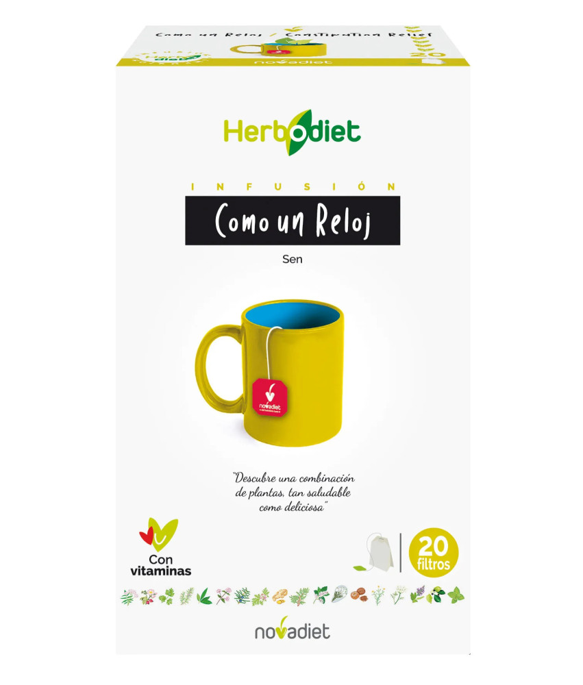Novadiet Herbodiet Como Un Reloj 20 Flt - Formule naturelle pour une digestion parfaite