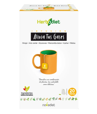 Supprimez les gaz avec Novadiet Herbodiet Alivia!