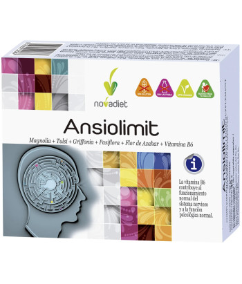 Novadiet Ansiolimit 60 Caps - Contrôle naturel du stress