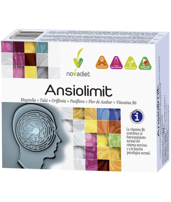 Novadiet Ansiolimit 60 Caps - Contrôle naturel du stress