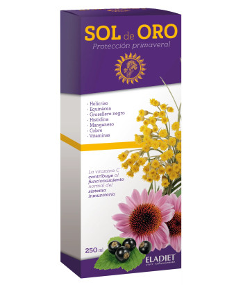 Sirop Eladiet Sol de Oro 250ml - Douceur liquide pour votre bien-être