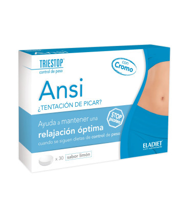 Eladiet Triestop Ansi Limon Con Cromo 30 Comp - Arrêtez l'anxiété!