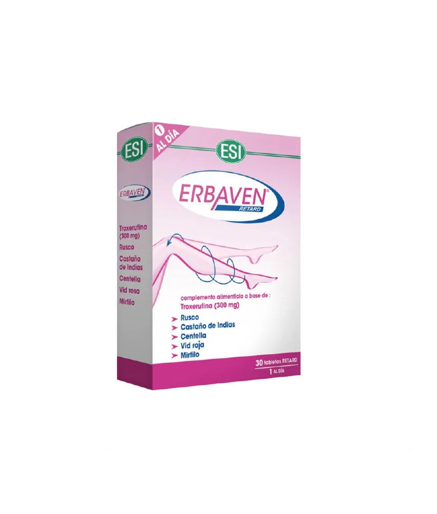 Esi Erbaven Retard 30 Comprimés: Solution naturelle pour les jambes légères