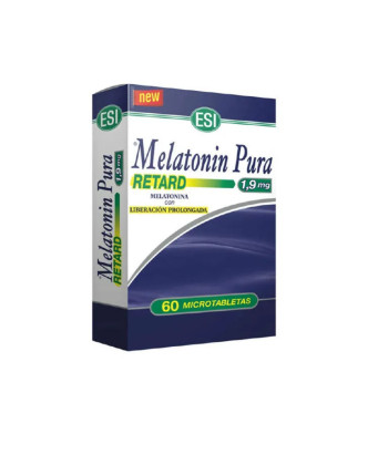 Comprimés ESI Melatonin Retard Pura 1,9 Mg - 60 Mtabs