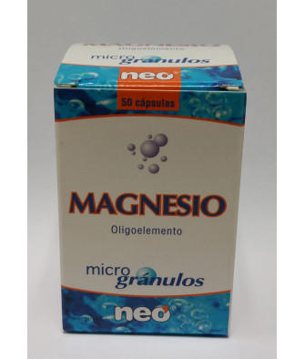 Neo Microgranulos Magnesio 50 Capsules - Formule puissante de magnésium!
