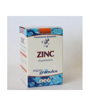 Capsules de Zinc Neo Microgranulos 50 - Renforcez votre système immunitaire