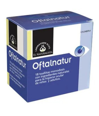 Nettoyez en douceur vos yeux avec les lingettes El Natural Oftalnatur