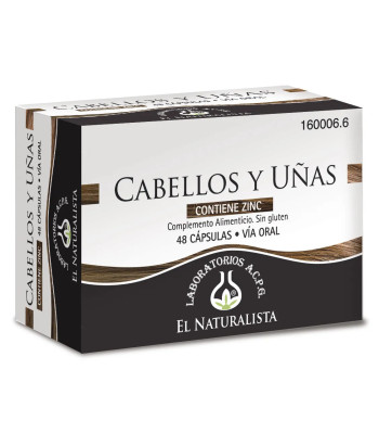Renforcez vos Cheveux et Ongles avec Cabello y Uñas El Naturalista 48 Caps