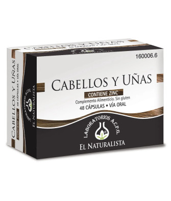 Renforcez vos Cheveux et Ongles avec Cabello y Uñas El Naturalista 48 Caps
