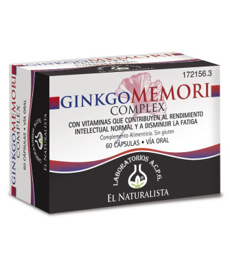 Complément naturel pour mémoire: El Natural Ginkgomemori Complex 60 Caps