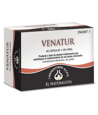 El Natural Venatur 48 Capsules 375 mg - Renforcez votre bien-être naturel!