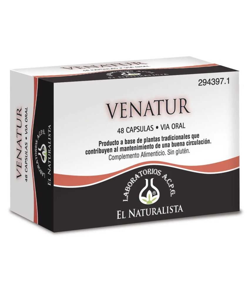 El Natural Venatur 48 Capsules 375 mg - Renforcez votre bien-être naturel!