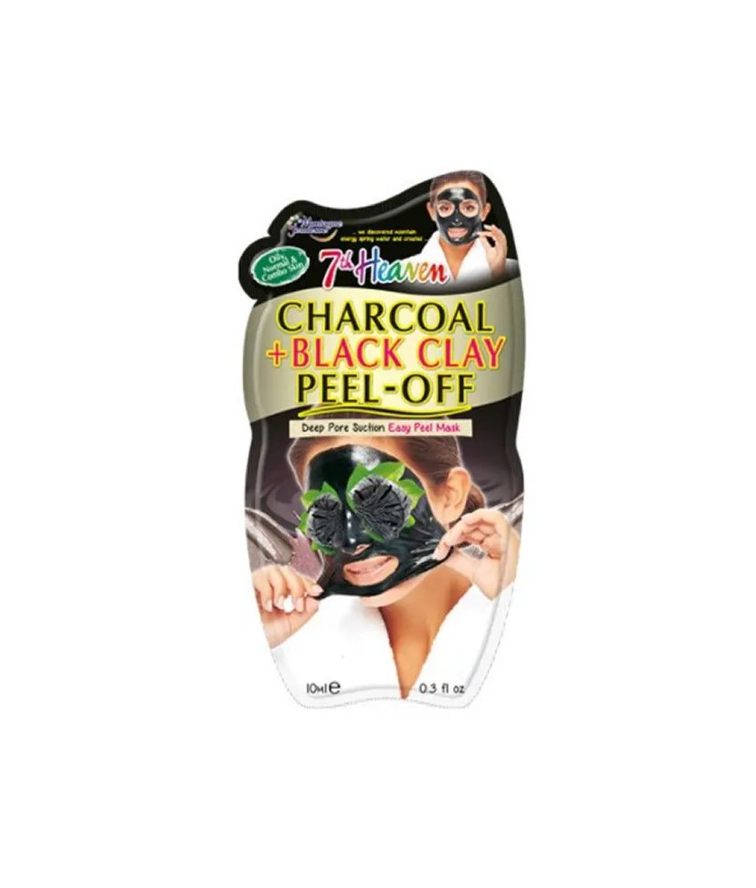 Masque Peel-Off Charbon + Argile Noire 10ml - Montagne Jeunesse