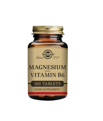 Solgar Magnesium Avec Vitamine B6 - 100 Comprimés