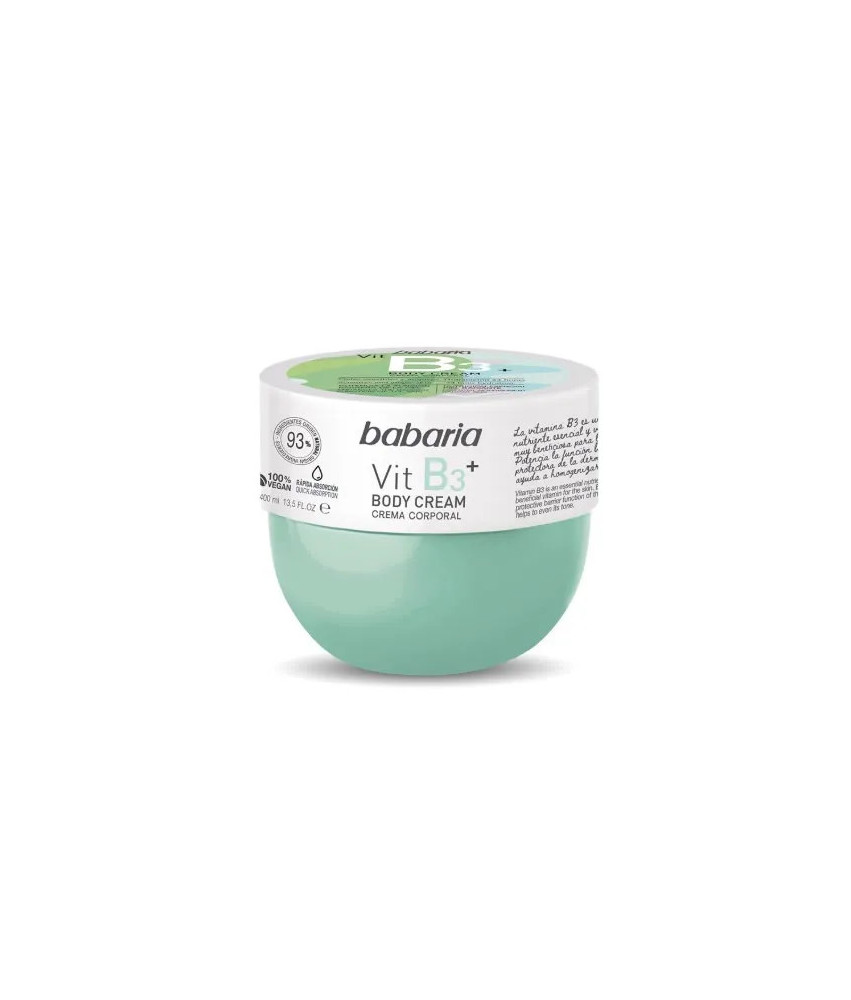 Nourrissez votre peau avec la Crème Corps Babaria Vitamine B3