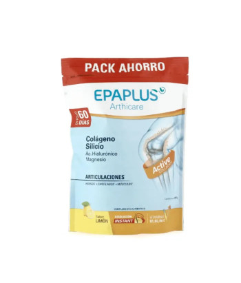 Renforcez votre peau avec Epaplus Collagène, Silicium, Acide Hyaluronique et Magnésium saveur citron 668g