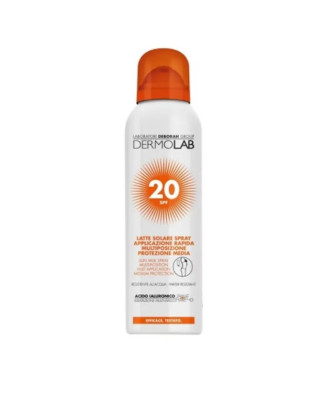 Protection solaire efficace: Dermolab Lait Solaire Spray SPF20 150 ml