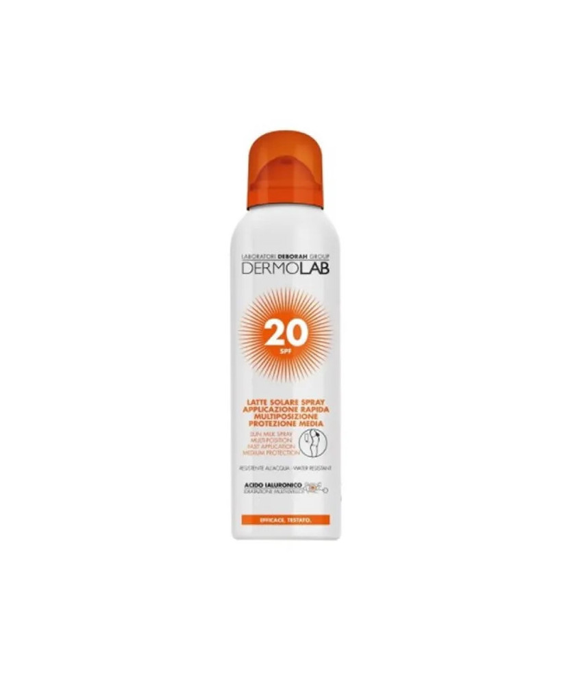 Protection solaire efficace: Dermolab Lait Solaire Spray SPF20 150 ml