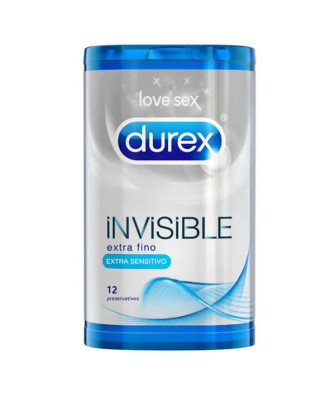 Préservatifs Durex Invisible 12 Unités - Protection discrète