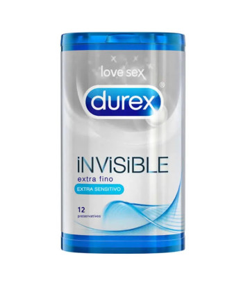 Préservatifs Durex Invisible 12 Unités - Protection discrète