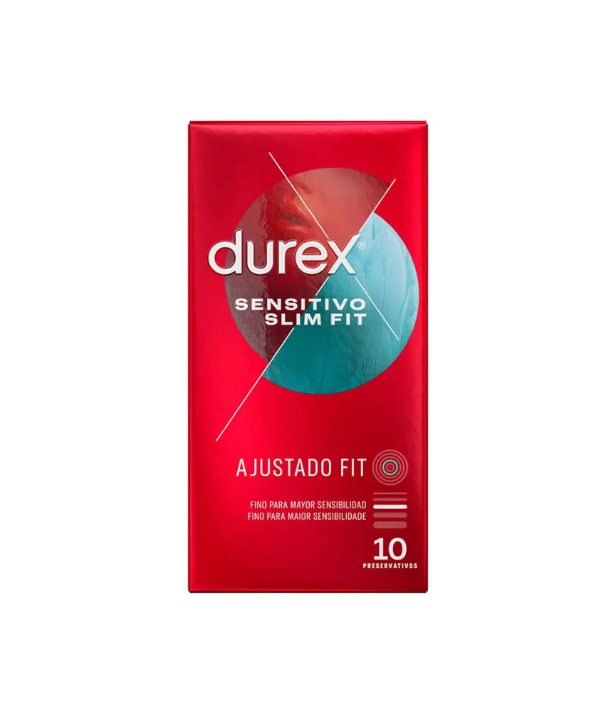 Préservatifs Durex Sensitive Slim Fit 10 Unités