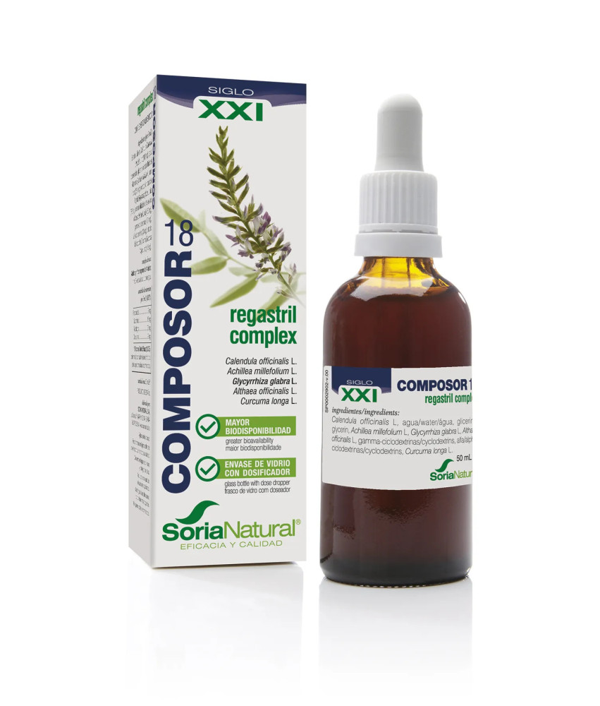 Soria Composor 18 Regastril Complex S Xxi 50ml - Soin naturel pour la peau