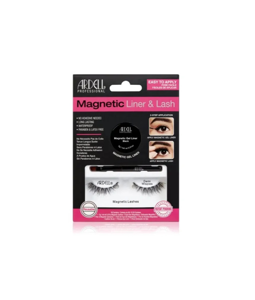 Faux cils Ardell Magnetic Liner & Lash Demi Wispies