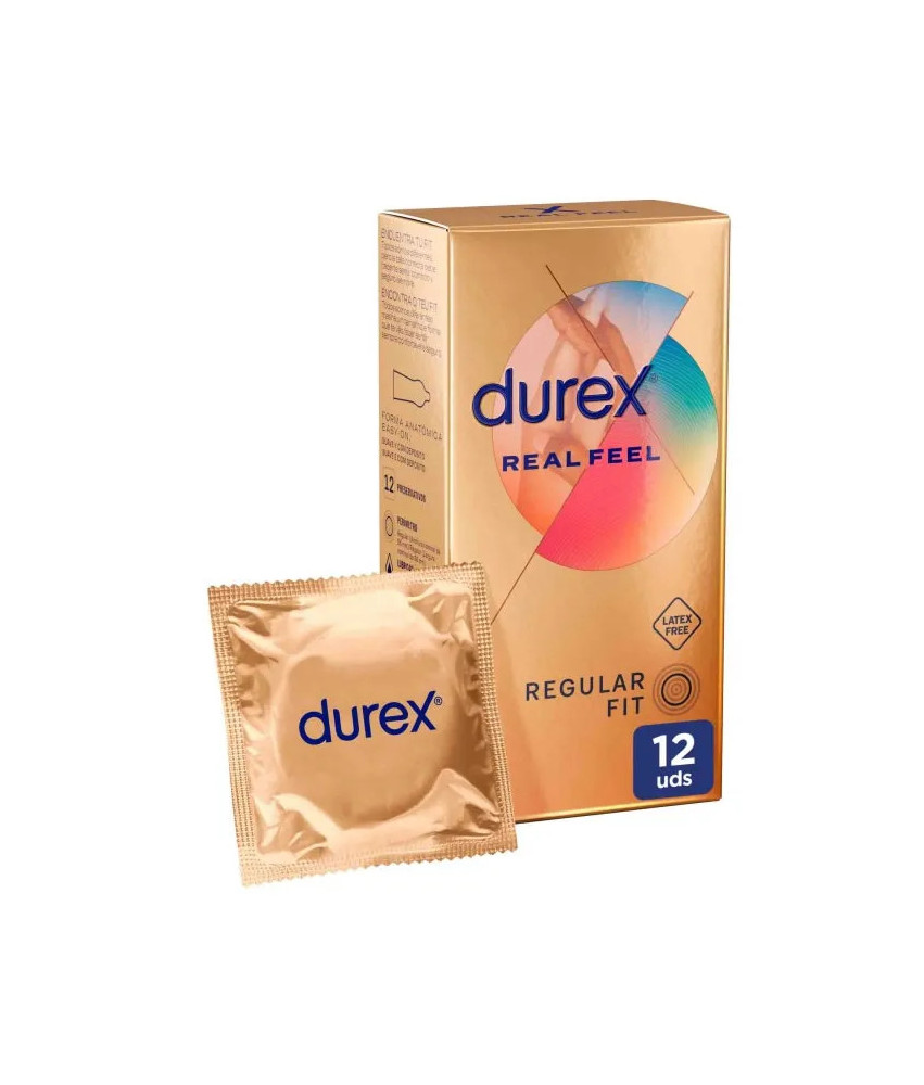 Durex Real Feel 12 unités pour une sensation naturelle