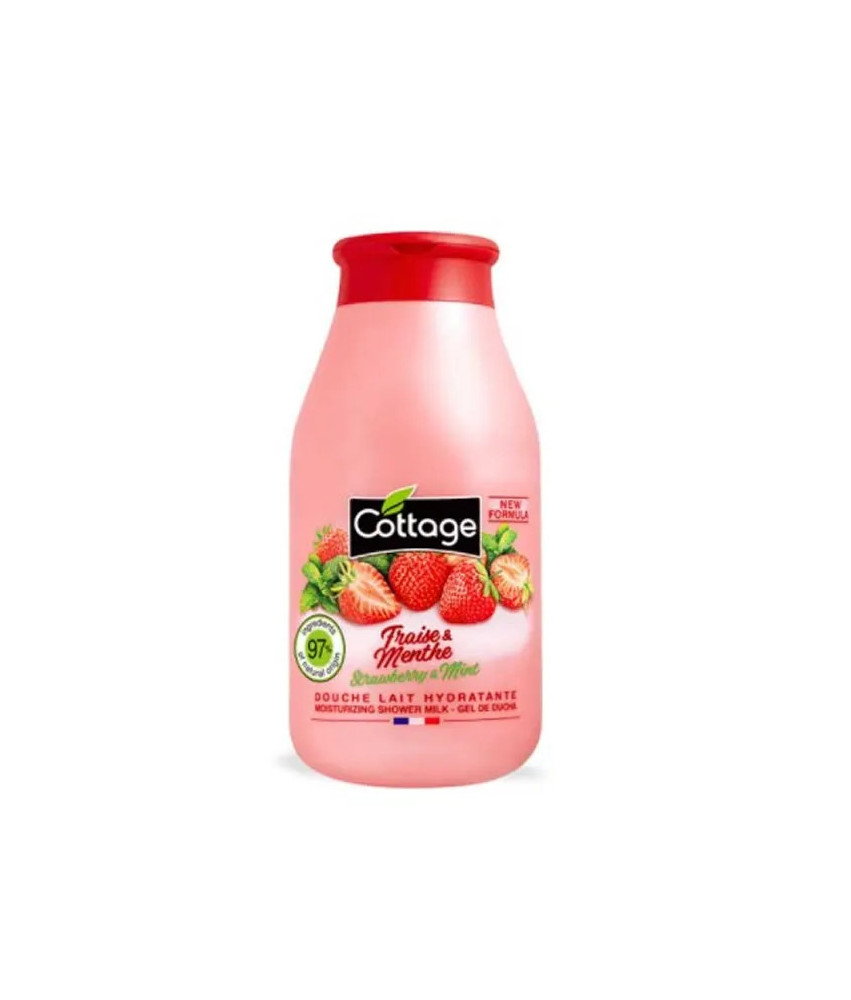 Gel douche hydratant Cottage Fraise & Menthe 250ml