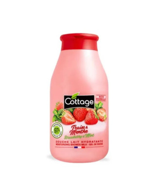 Gel douche hydratant Cottage Fraise & Menthe 250ml