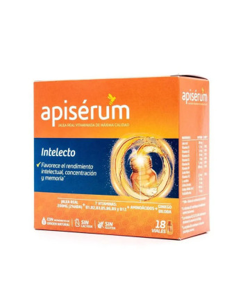 Renforcez votre intellect avec Apisérum Apiserum Intelecto 18 Flacons