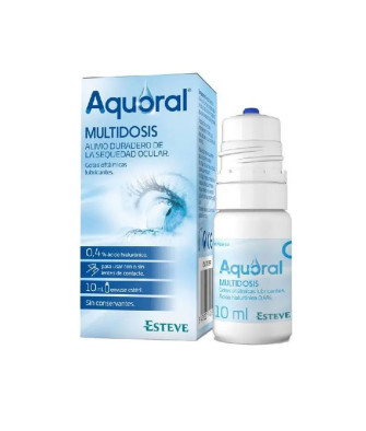 Hydratez vos yeux avec les Gouttes Oculaires Aquoral 10ml