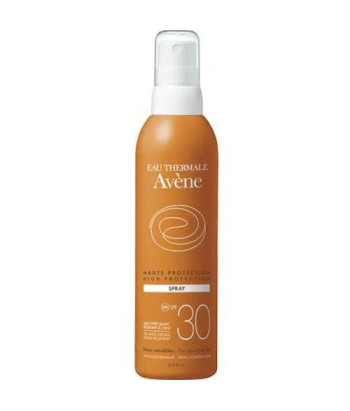 Protection solaire efficace : Spray Avène Solar SPF30 200ml