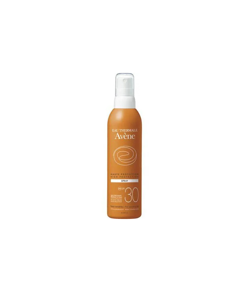 Protection solaire efficace : Spray Avène Solar SPF30 200ml