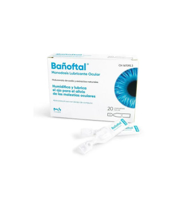 Hydratez vos yeux avec Bañoftal Lubrifiant Oculaire 20 Monodoses