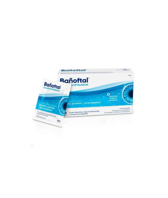 Lingettes oculaires stériles Bañoftal pour soin des yeux