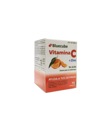 Bluecube Vitamina C et Zinc - 60 capsules