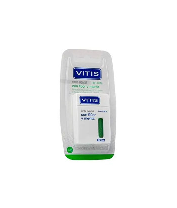 Cinta Dentaire Vitis Fluor et Menta 50m - Sourire éclatant!