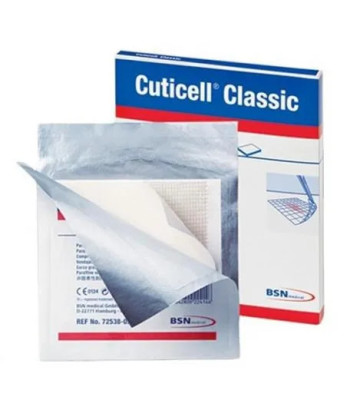 Pansements paraffinés Cuticell Gasa 5x5 cm - Pack de 5 unités