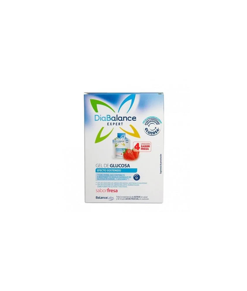 Gel de Glucose Diabalance Expert Fraîcheur Durable 4 Sachets