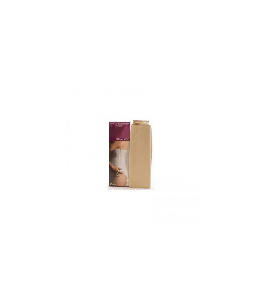 Faja De Algodón Velcro Beige Taille 1 - Confortable et Résistant