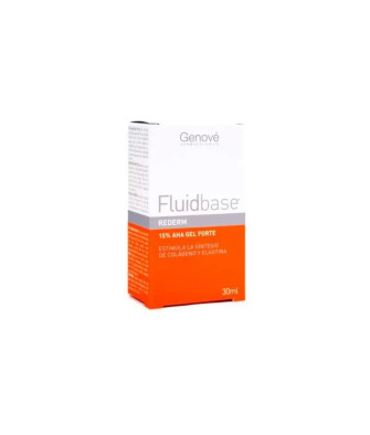 Genové Fluidbase Rederm Gel Forte 15 Aha 30ml - Une peau renouvelée et éclatante