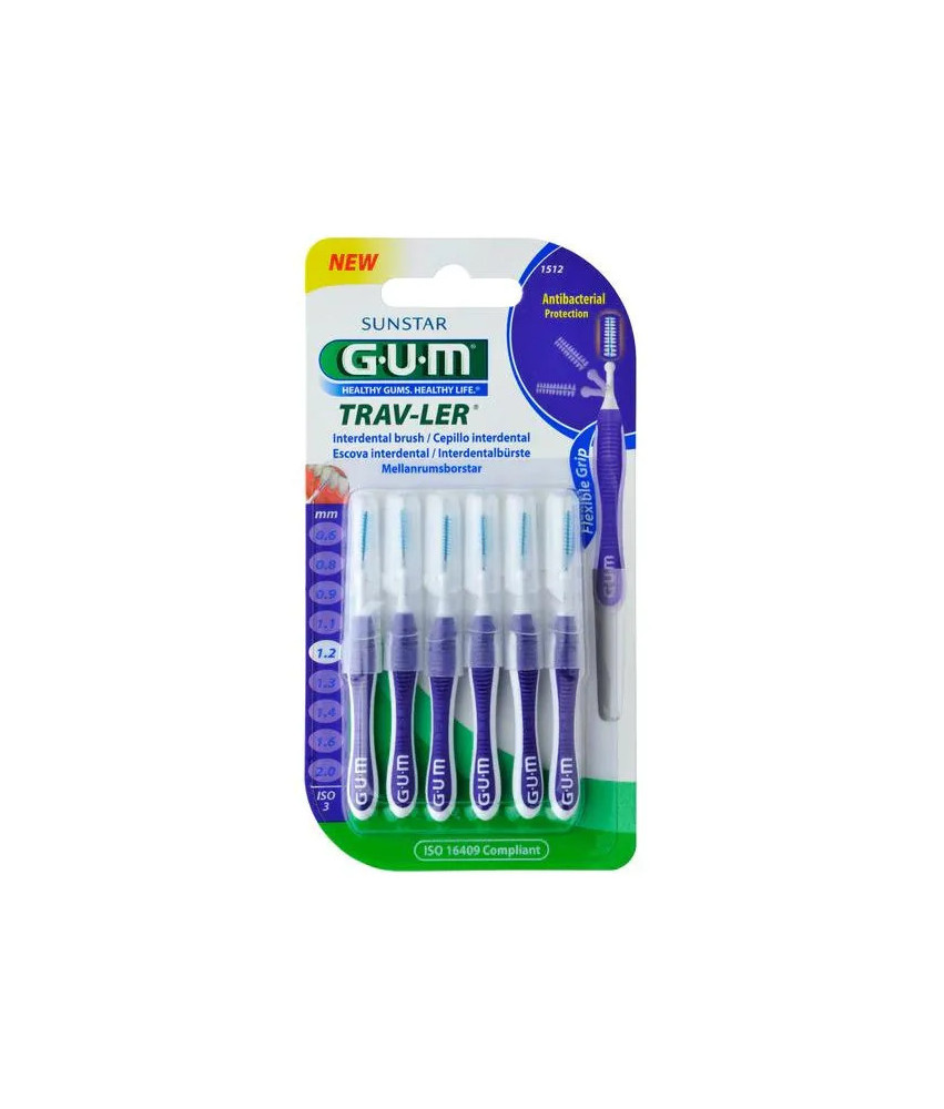 Brossettes interdentaires Sunstar Gum Proxabrush Extra Fin - 1512