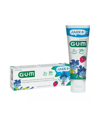 Dentifrice Gum Junior Fraise 50ml - Protection et plaisir