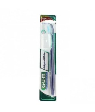 Brosse à Dents Souple Compacte Gum Original White 