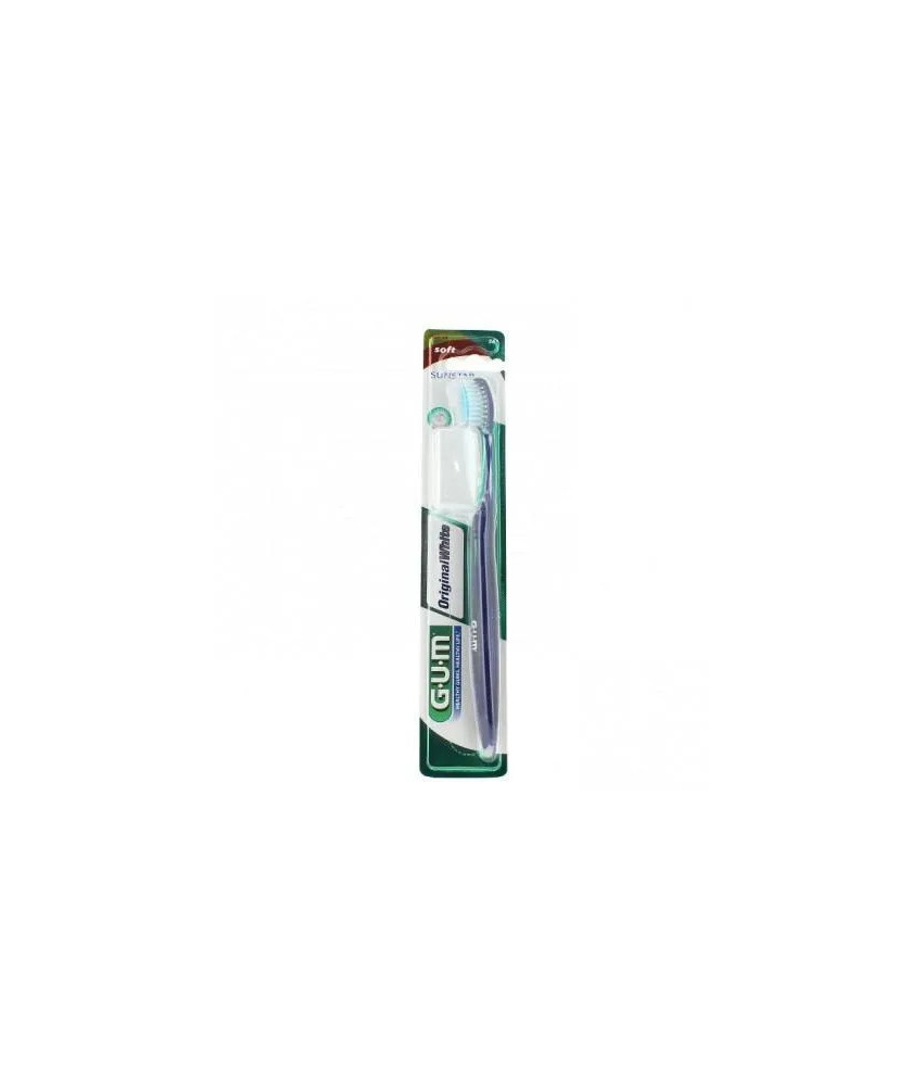 Brosse à Dents Souple Compacte Gum Original White 