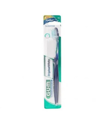 Brosse à Dents Gum Original White: Medium Compacte & Efficace