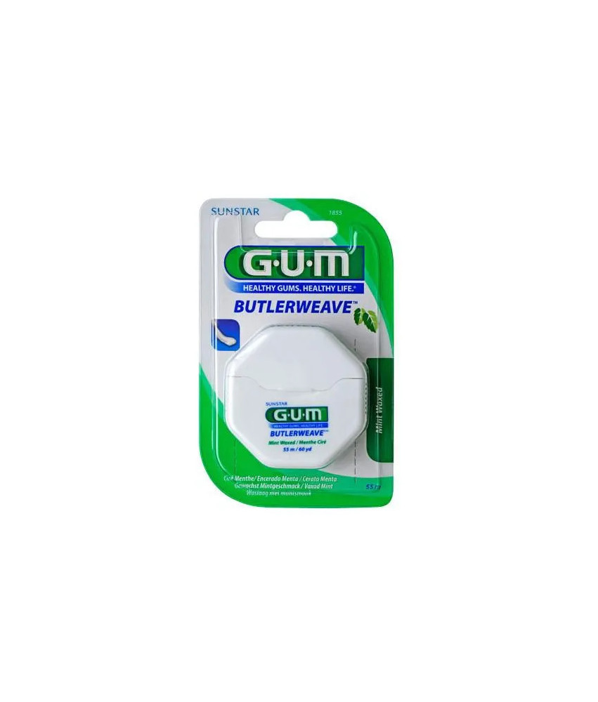 Cire de gomme et fil dentaire au menthol pour une haleine fraîche