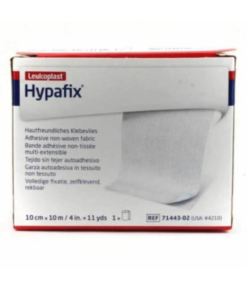 Fixation sûre et fiable avec Leukoplast Hypafix 10cm x 10m